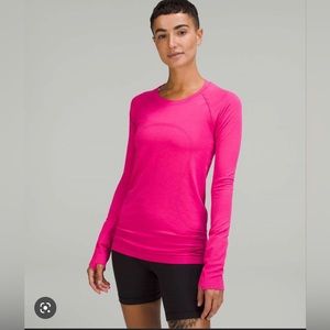 Rare sonic pink long sleeve swiftly tech